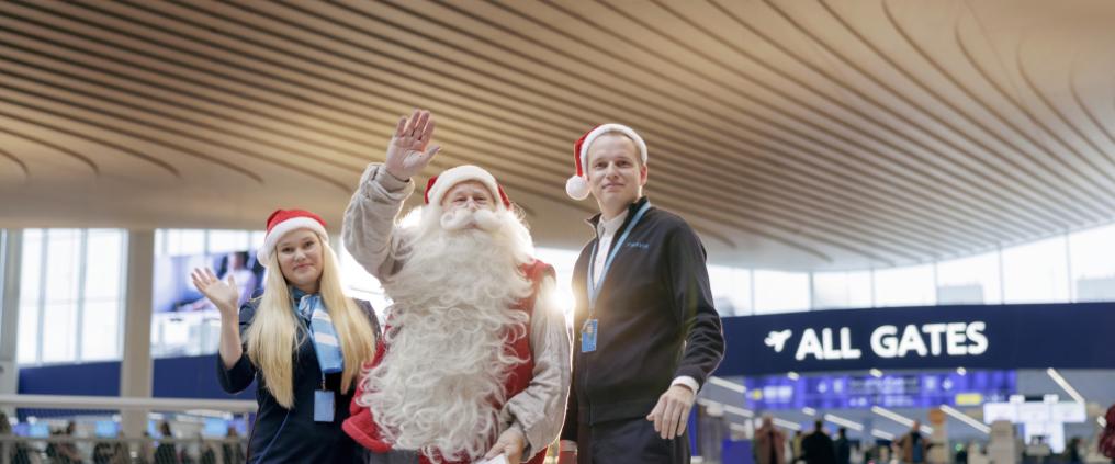 Finavialaiset ja joulupukki