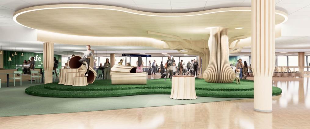 Uusi alue Schengen-porttialueella