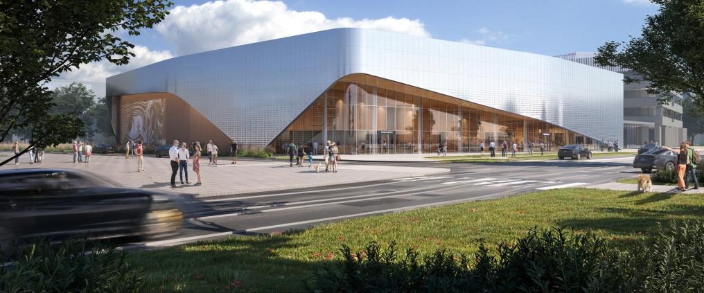 Havainnekuva: PES-Arkkitehdit Uusi Ilmailumuseo Vantaan Aviapoliksessa