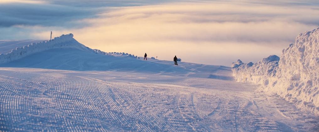 Kuvituskuva Ylläksen laskettelurinteestä 