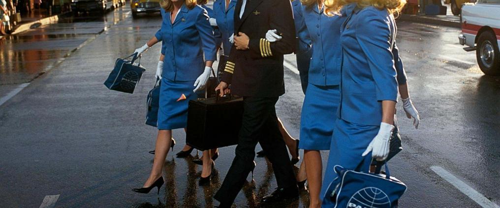 A still shot from a movie Catch Me if You Can.