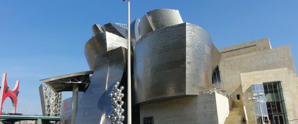 Guggenheim museum building.