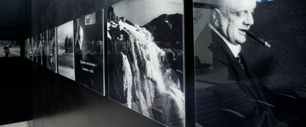 Art gallery at Helsinki airport.