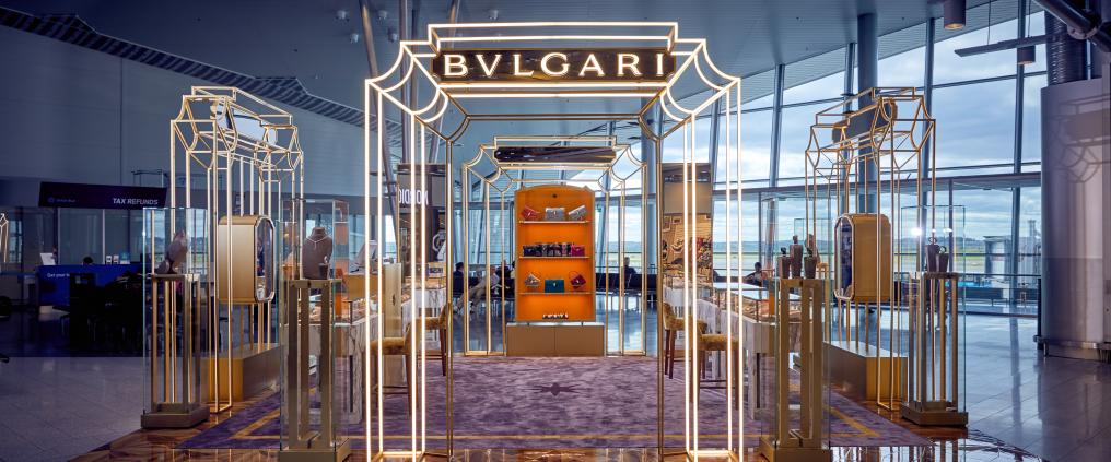 Bulgari pop-up in Helsinki Airport