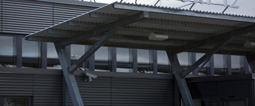 Facade of Tampere airport T2.