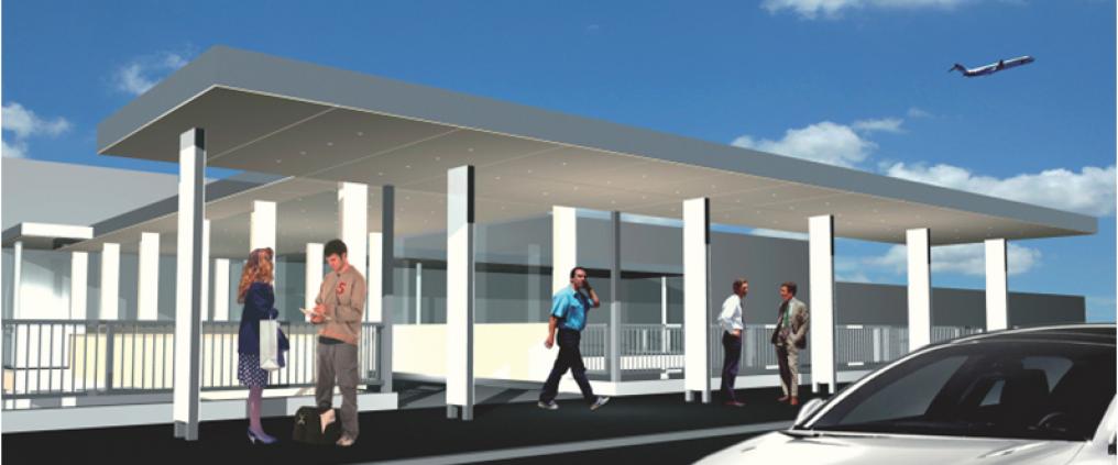 Havainnekuva Tutun lentoasemasta.