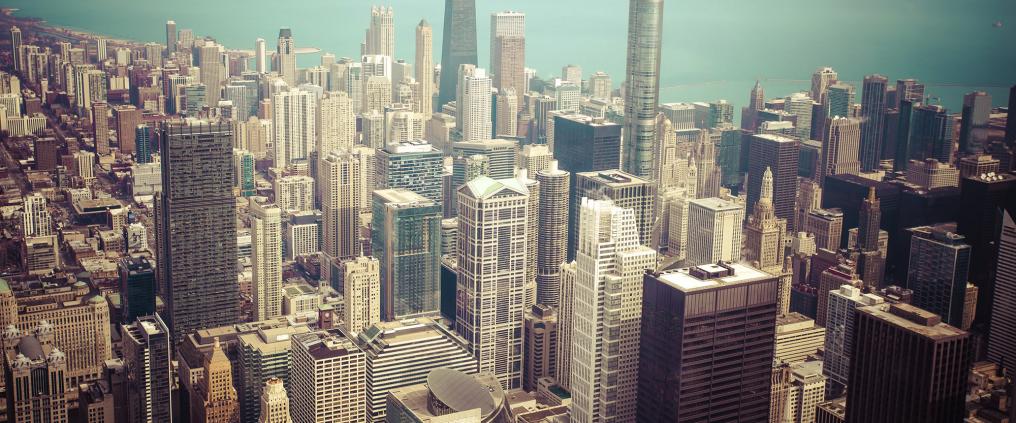 Ilmakuva Chicagosta.