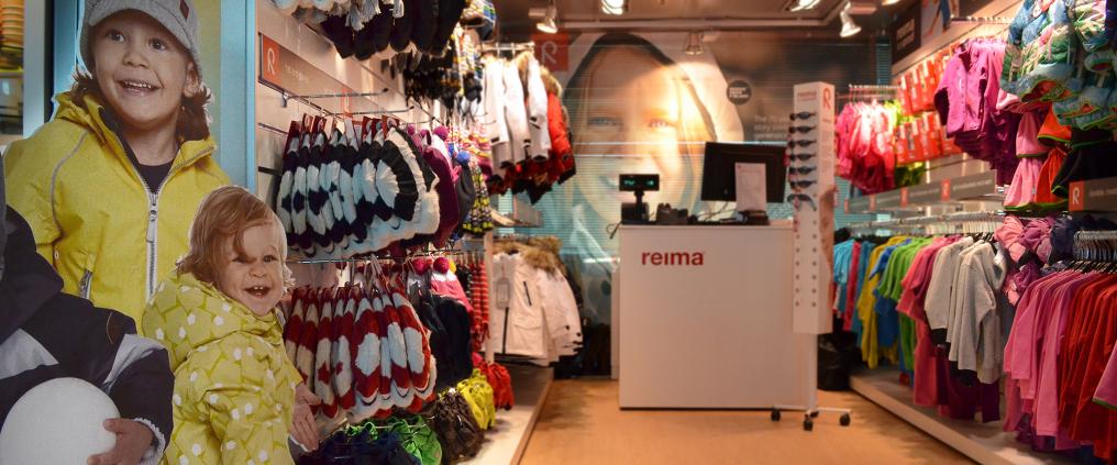 Reima children´s clothing store.