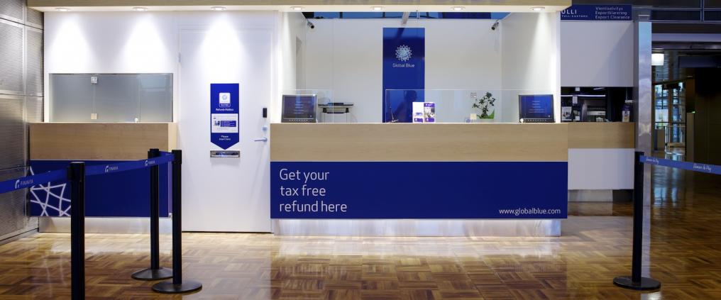 Tax refunds customer service desk.