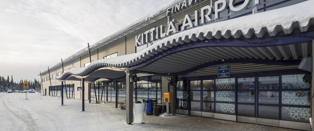 The front of Kittilä airport.