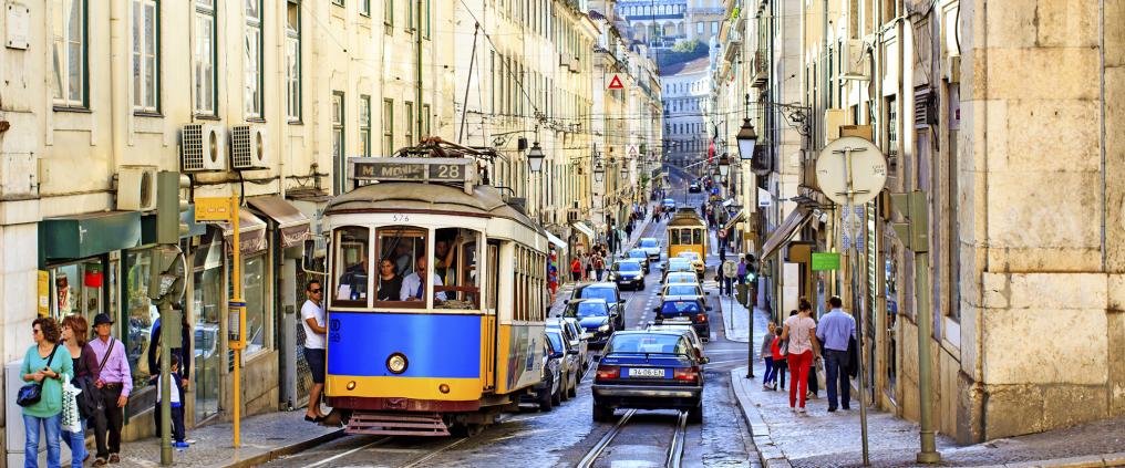 A street in Lisbon.