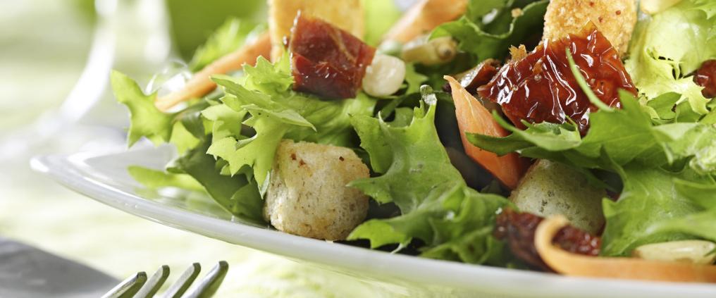 Plate of Caecar salad