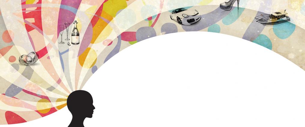 A graphical artwork about human mind.