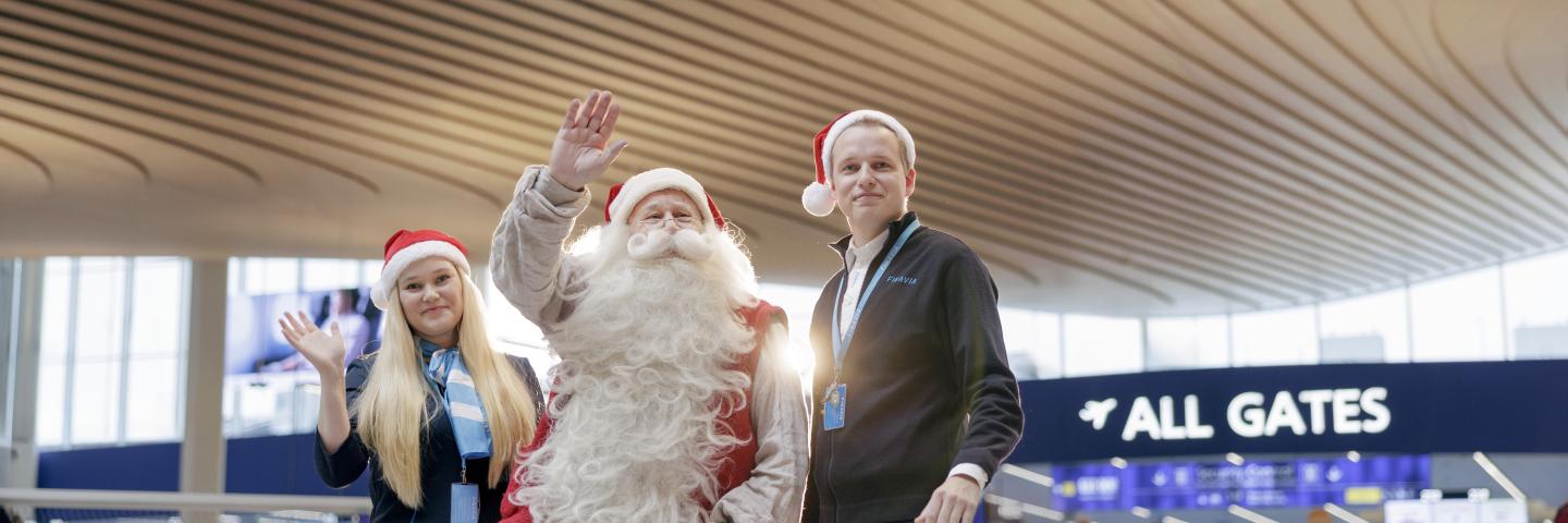 Finavialaiset ja joulupukki