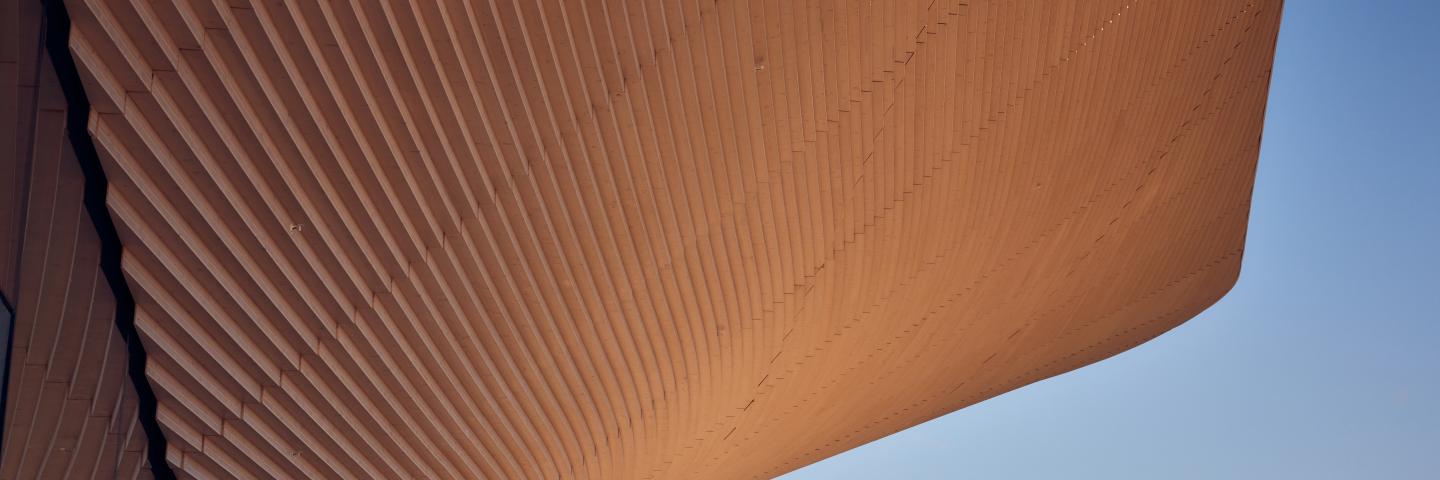 Helsinki-Vantaan kaunis puukatto