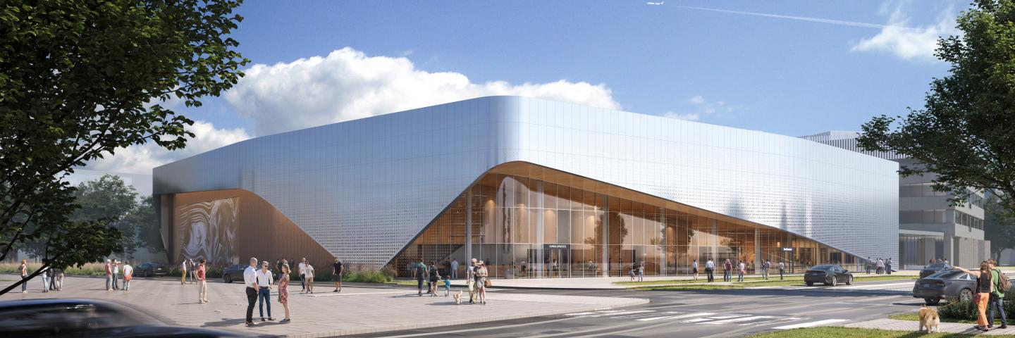Havainnekuva: PES-Arkkitehdit Uusi Ilmailumuseo Vantaan Aviapoliksessa