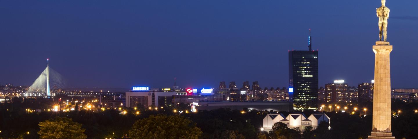Belgradin yömaisema