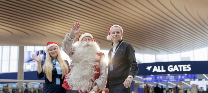 Finavialaiset ja joulupukki