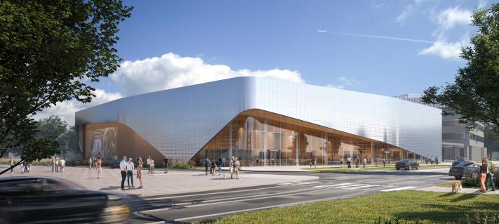 Havainnekuva: PES-Arkkitehdit Uusi Ilmailumuseo Vantaan Aviapoliksessa